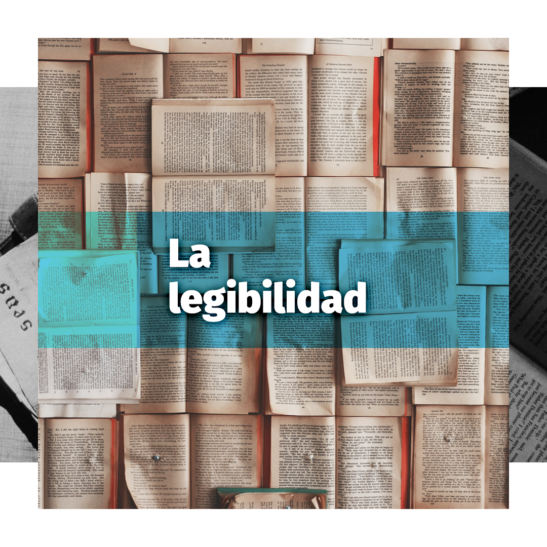 Varios libros antiguos dispuestos unos sobre otros en representación de la lectura y la legibilidad